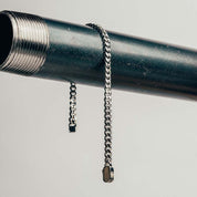(FREE W/ $100+ ORDER) Silver Cuban Bracelet