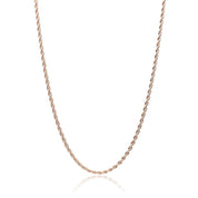 Rose Gold Rope Chain (3mm) - Drip Or Drown