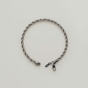 Silver Rope Bracelet (4mm)