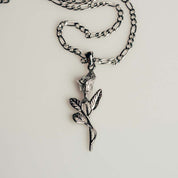 Rose Pendant (Silver)