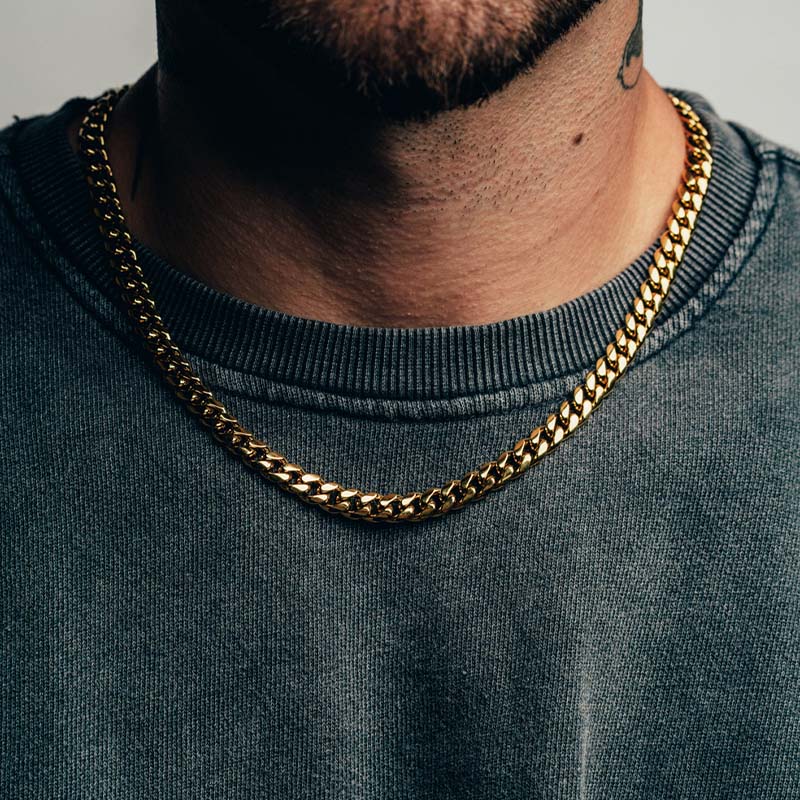 Signature Gold Cuban (8mm)