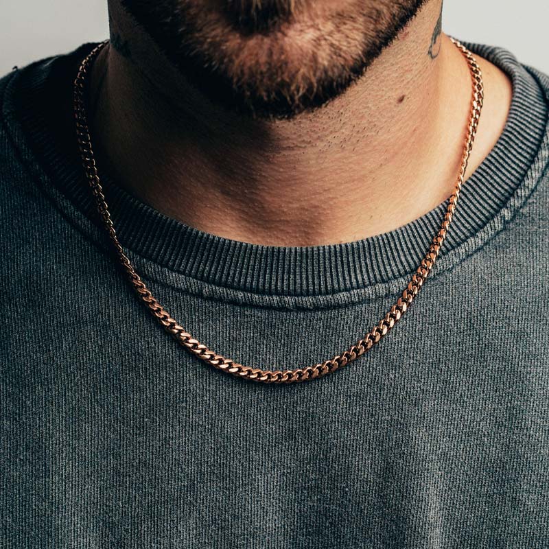 Rose Gold Cuban (5mm)
