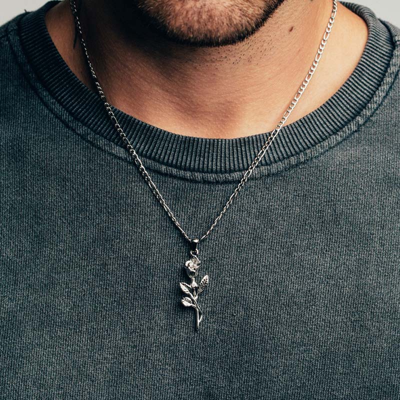 Rose Pendant (Silver)