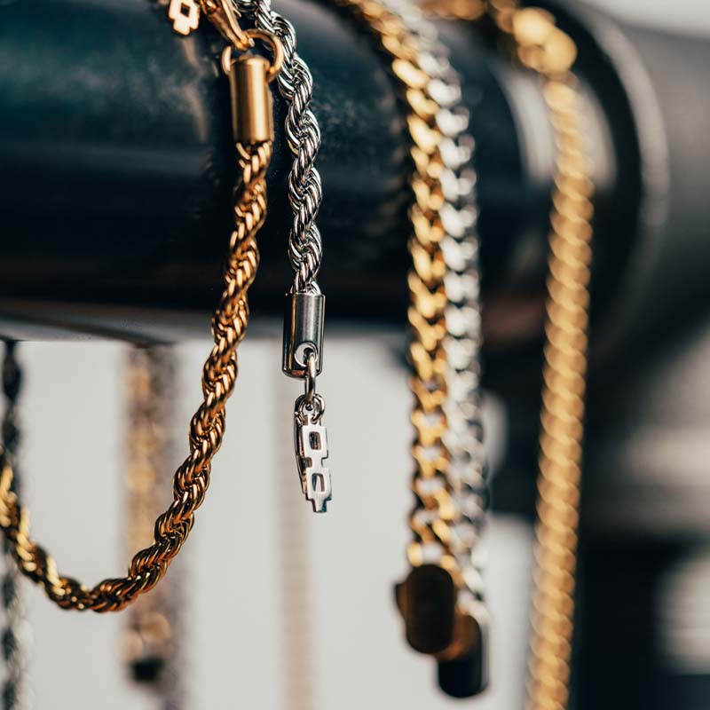 Silver Rope Bracelet (4mm)