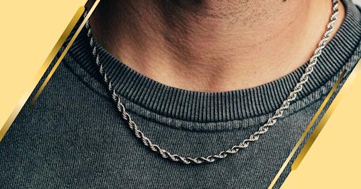 How to clean a tarnished silver rope chain at home