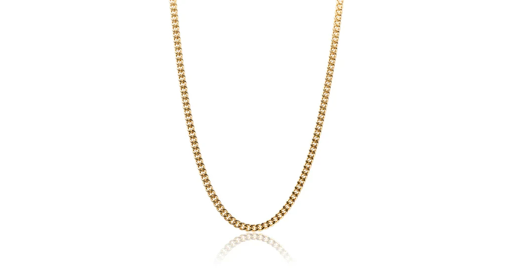 mens latest gold cuban chain design close up