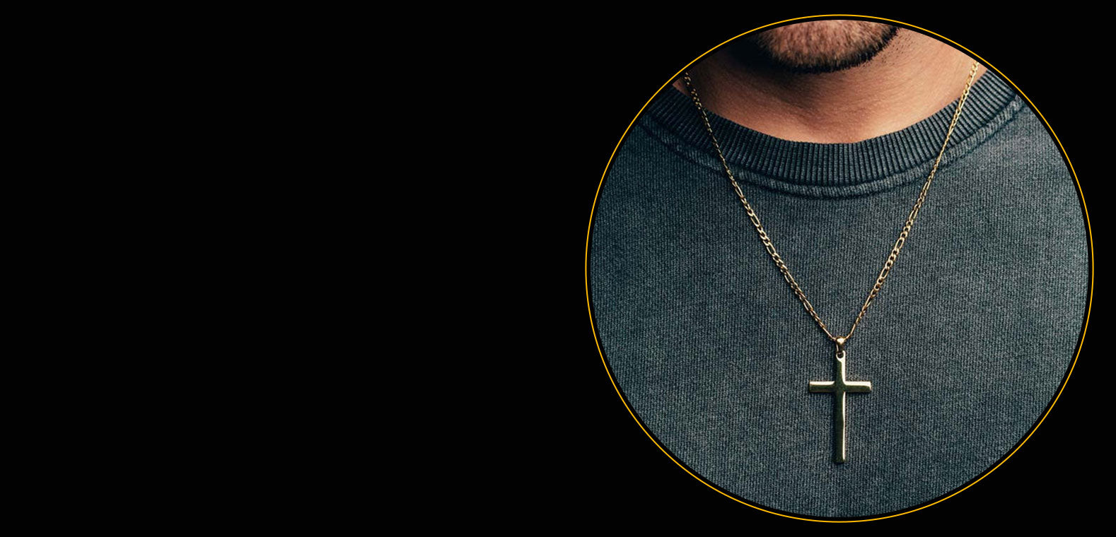 Gold chains for men with cross