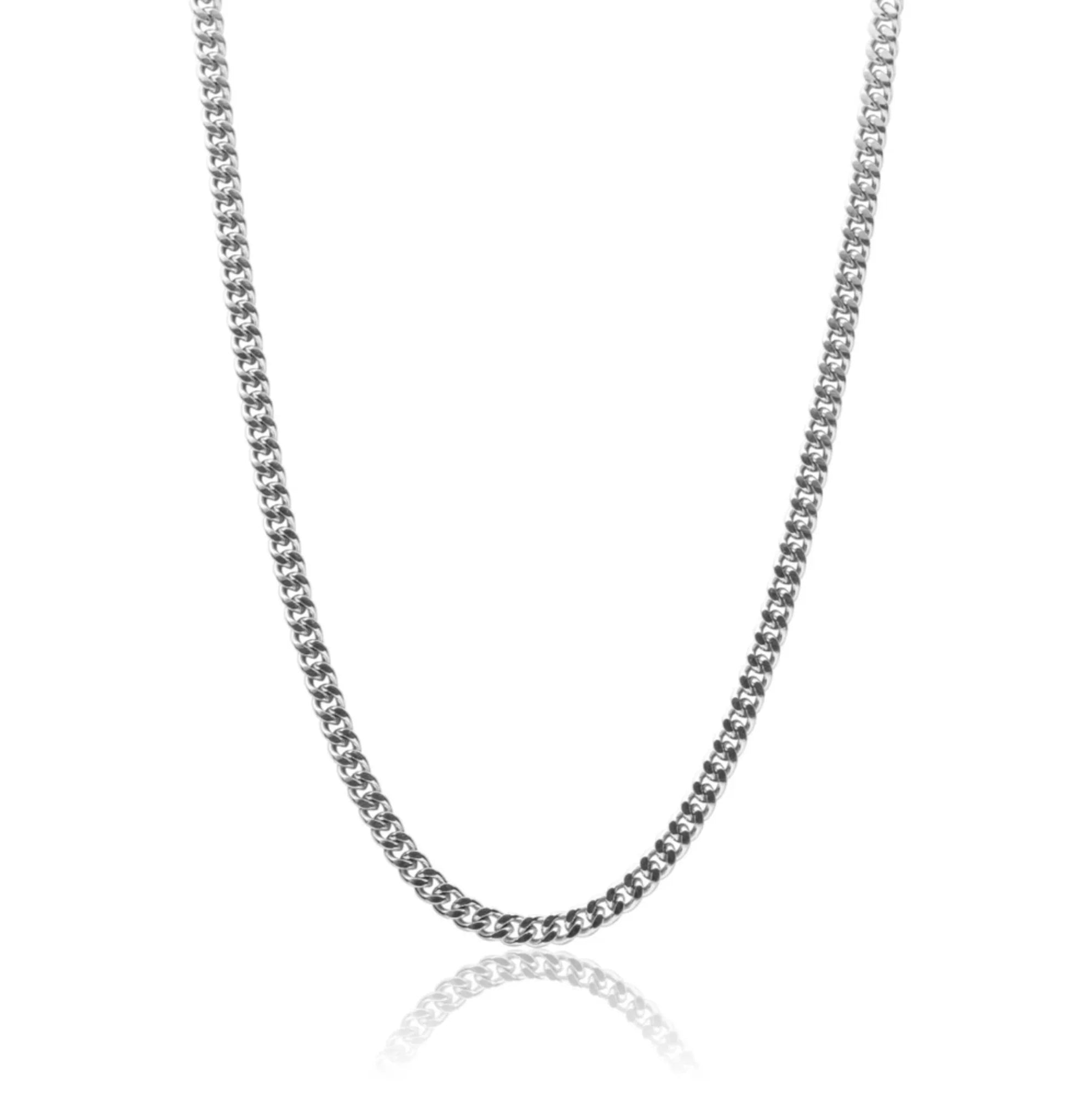 Silver Cuban Chain (3mm)