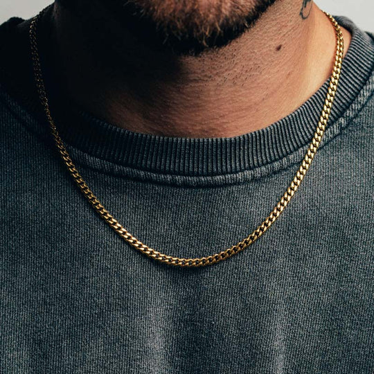 Gold Cuban Chain (3mm)