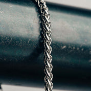 Silver Wheat Bracelet (5mm)