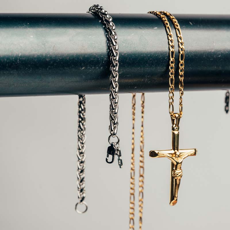 The Sacrifice + Rope Chain Set (Gold)