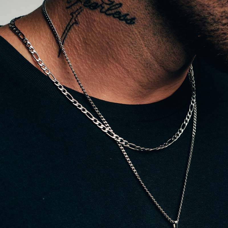 Silver Figaro Chain (5mm)