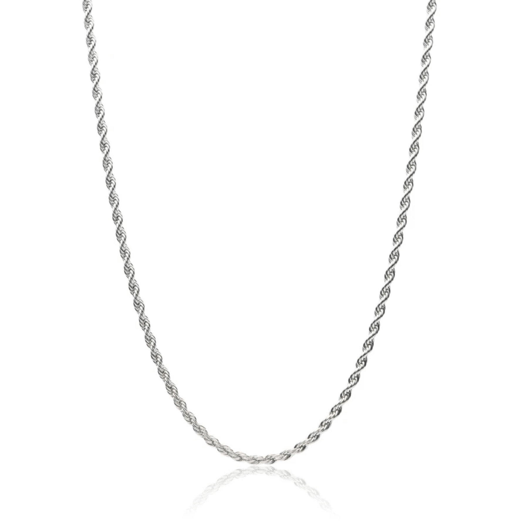 SILVER ROPE CHAIN (4MM)