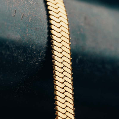 Ribbed Chain (Gold)