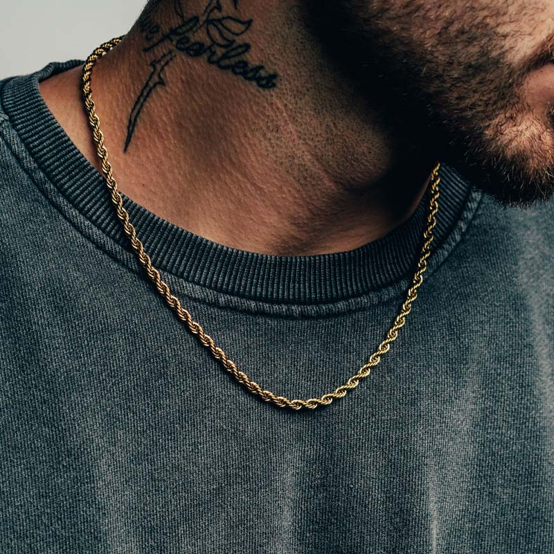 Gold Rope Chain (4mm)