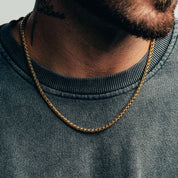 Gold Wheat Chain (4mm)