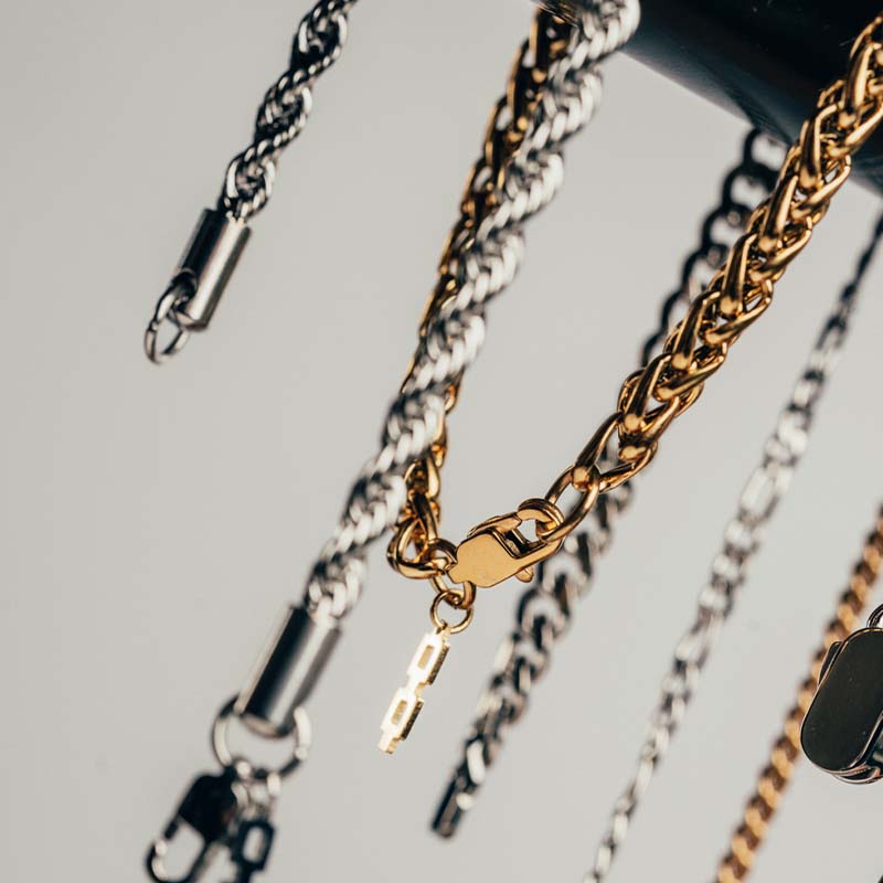 Gold Wheat Bracelet (5mm)
