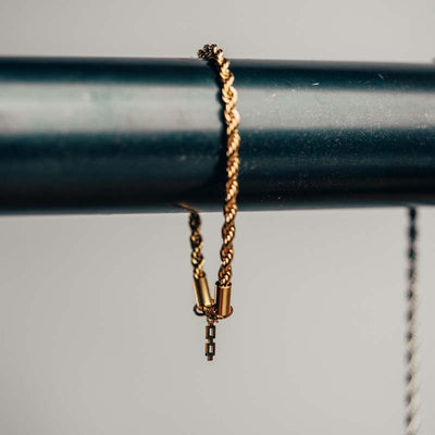 Gold Rope Bracelet (4mm)